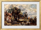 John Constable Print, Sketch for ‘The Haywain’ (ca in a gold frame
