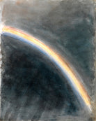 John Constable Print, Sky Study with Rainbow (1827) as an unframed print