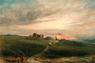 John Constable Print, Stonehenge at Sunset as an unframed print