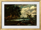 John Constable Print, Study for ‘The Leaping Horse’ in a gold frame