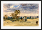 John Constable Print, Suffolk Landscape in a black frame