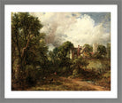 John Constable Print, The Glebe Farm (1827) in a light grey frame