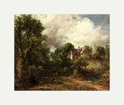 John Constable Print, The Glebe Farm (1827) with an off-white border for rolled canvas