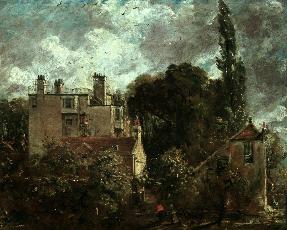 John Constable Print, The Grove, or the Admiral’s House in Hampstead (between 1821 and 1822) as an unframed print