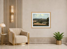 John Constable Print, Trentham Park displayed in an Art Deco interior