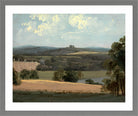 John Constable Print, Trentham Park in a light grey frame
