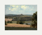 John Constable Print, Trentham Park with an off-white border for rolled canvas