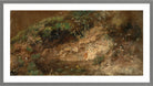 John Constable Print, Undergrowth (ca in a light grey frame