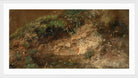 John Constable Print, Undergrowth (ca in a white frame