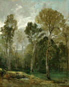 John Constable Print, View Of A Copse as an unframed print