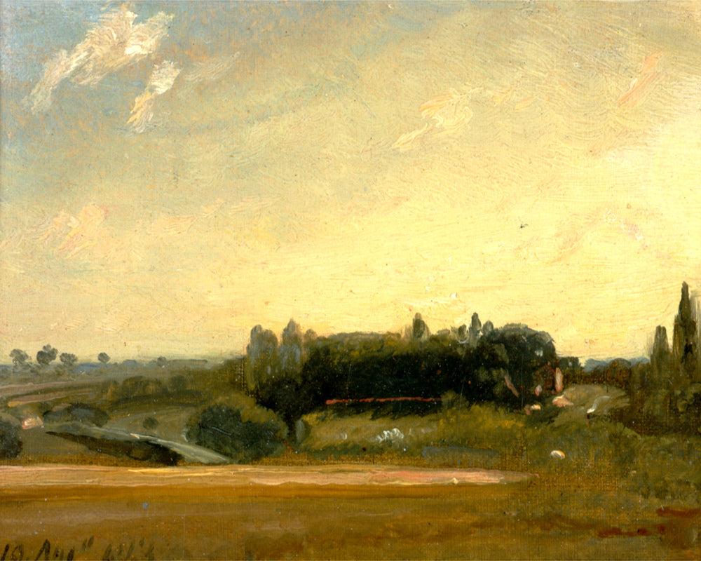 John Constable Print, View Towards the Rectory, East Bergholt (1813) as an unframed print