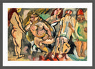 Jules Pascin Print, À Tunis (1921) in a dark grey frame