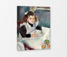 Jules Pascin Print, Bucia Pincas à son petit déjeuner (1907) as a ready-to-hang canvas panel