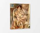 Jules Pascin Print, Femme assise dans un fauteuil (1926) as a ready-to-hang canvas panel