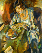 Jules Pascin Print, Hermine Aux Fruits (1919) as an unframed print