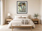 Jules Pascin Print, Hermine David (1907) displayed above a bed