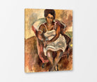Jules Pascin Print, Julie, la Martiniquaise (1924) as a ready-to-hang canvas panel