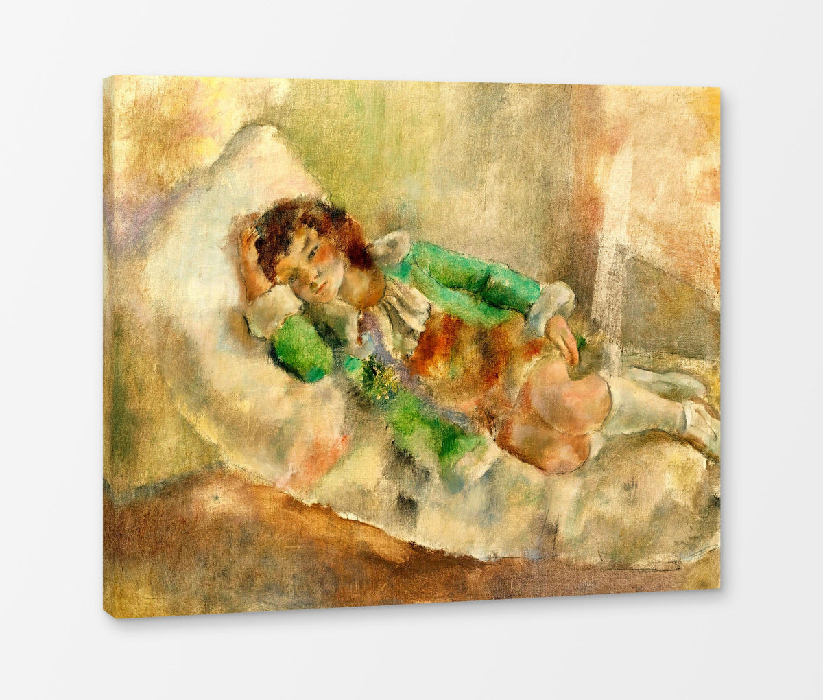 Jules Pascin Print, La Petite Actrice (1927) as a ready-to-hang canvas panel