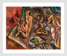 Jules Pascin Print, La toilette aux tropiques (1917) in a white frame