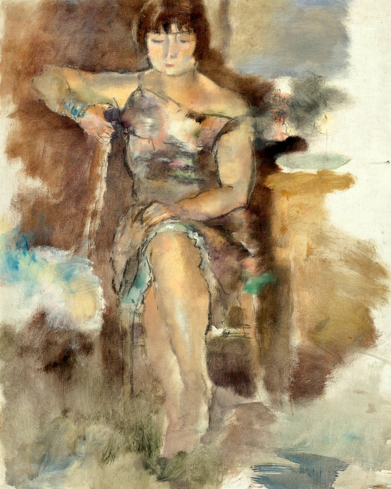 Jules Pascin Print, Lucy à Fontenay-aux-Roses (1928-29) as an unframed print