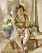 Jules Pascin Print, Nénette, la petite marchande de fleurs (1929) as an unframed print