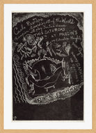 Jules Pascin Print, Untitled (Invitation to Party at Jules Pascin’s) (1918) in an oak frame