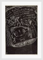 Jules Pascin Print, Untitled (Invitation to Party at Jules Pascin’s) (1918) in a white frame