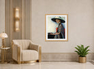 Portrait of Alide Asmus (1912–1913) by Konrad Mägi — art deco roomset