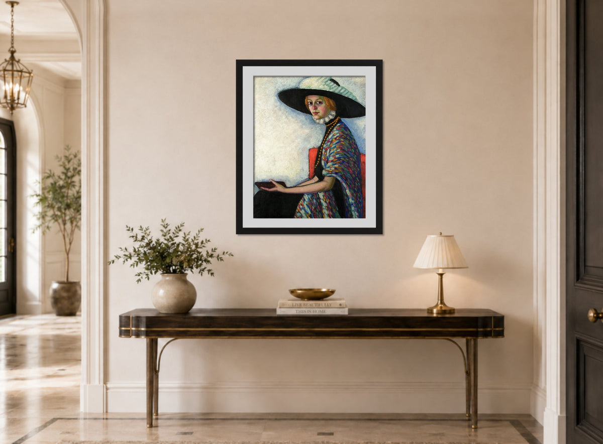 Portrait of Alide Asmus (1912–1913) by Konrad Mägi — hallway