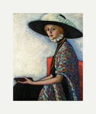 Portrait of Alide Asmus (1912–1913) by Konrad Mägi — rolled canvas