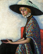 Portrait of Alide Asmus (1912–1913) by Konrad Mägi — unframed