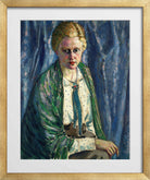 Portrait of Alma Koskel (1916–1917) by Konrad Mägi — gold frame