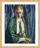 Portrait of Alma Koskel (1916–1917) by Konrad Mägi — oak frame