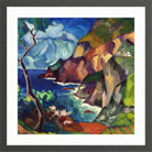Capri Landscape (1922–1923) by Konrad Mägi — dark grey frame