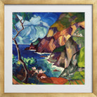 Capri Landscape (1922–1923) by Konrad Mägi — gold frame