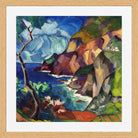 Capri Landscape (1922–1923) by Konrad Mägi — oak frame
