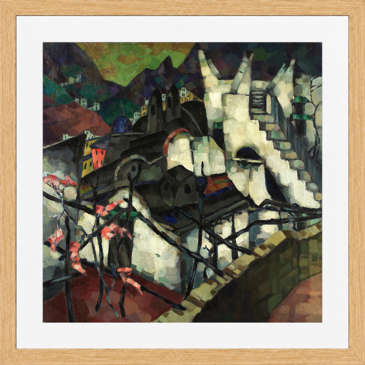 Capri Motif (1921–1922) by Konrad Mägi — oak frame