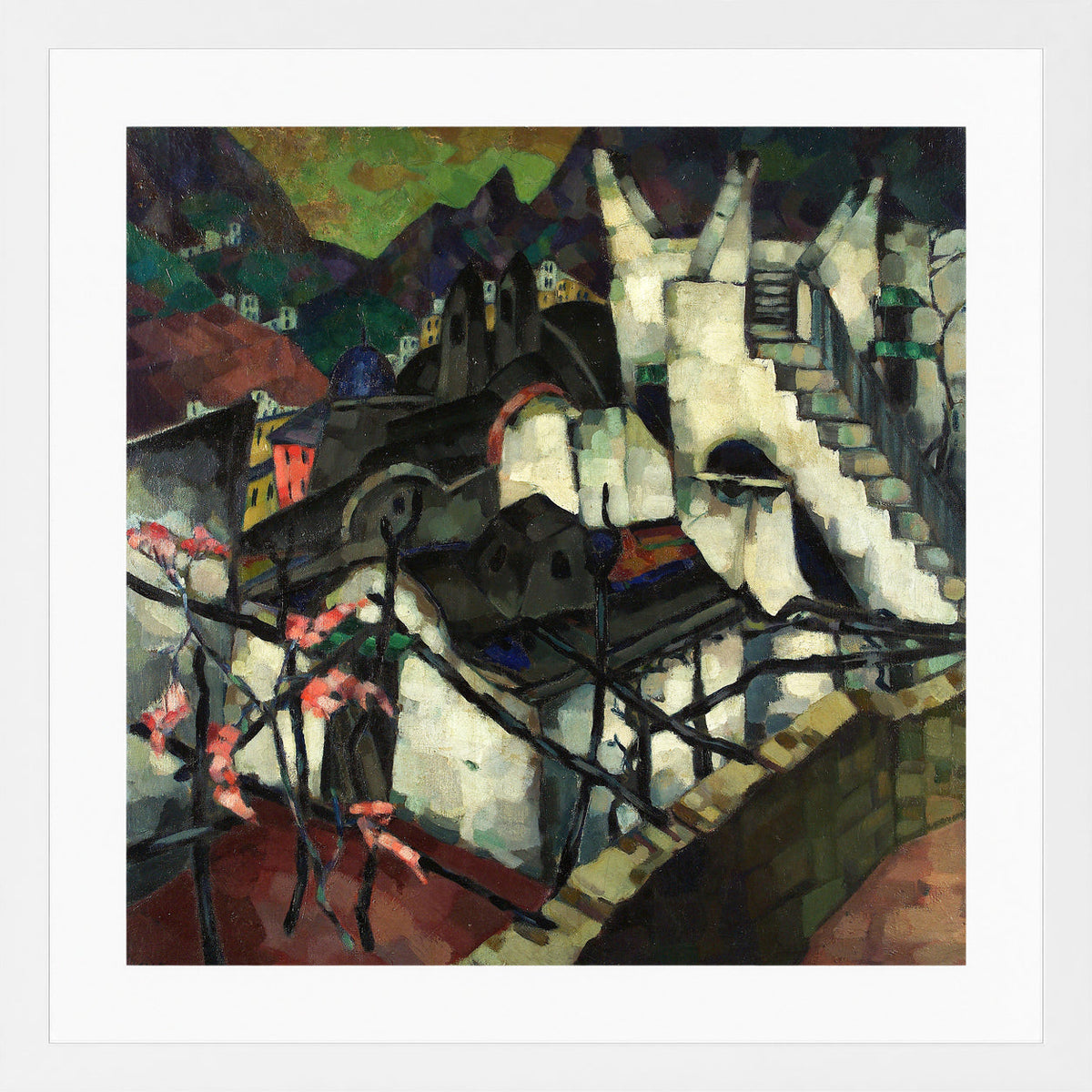 Capri Motif (1921–1922) by Konrad Mägi — white frame