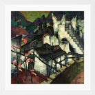Capri Motif (1921–1922) by Konrad Mägi — white frame