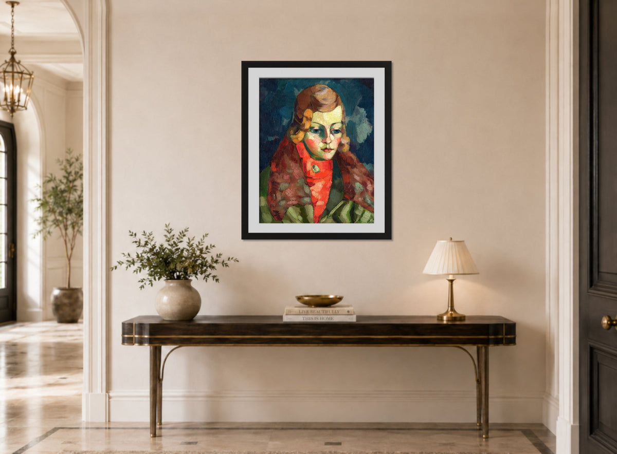 Portrait of a Lady (1923–1924) by Konrad Mägi — hallway