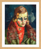 Portrait of a Lady (1923–1924) by Konrad Mägi — oak frame