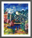 Italian Landscape (1922–1923) by Konrad Mägi — dark grey frame