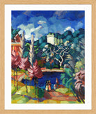 Italian Landscape (1922–1923) by Konrad Mägi — oak frame