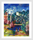 Italian Landscape (1922–1923) by Konrad Mägi — white frame