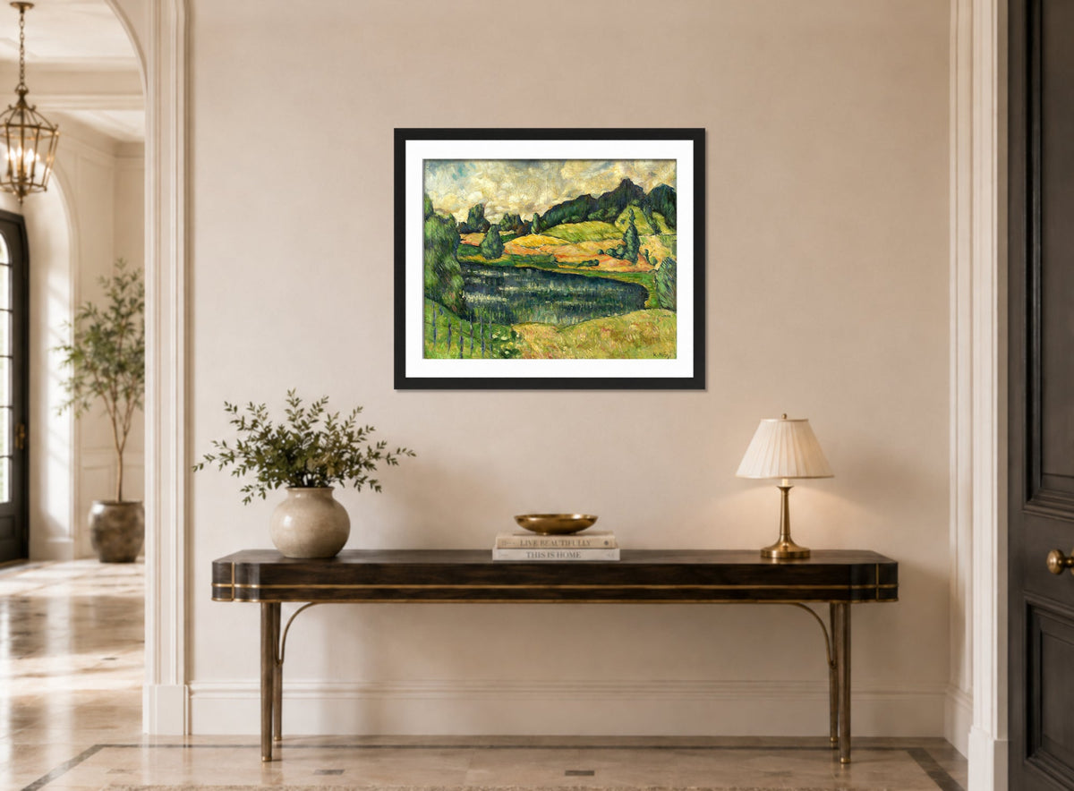 Landscape from Estonia (1915–1916) by Konrad Mägi — hallway