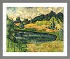Landscape from Estonia (1915–1916) by Konrad Mägi — light grey frame