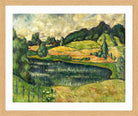 Landscape from Estonia (1915–1916) by Konrad Mägi — oak frame