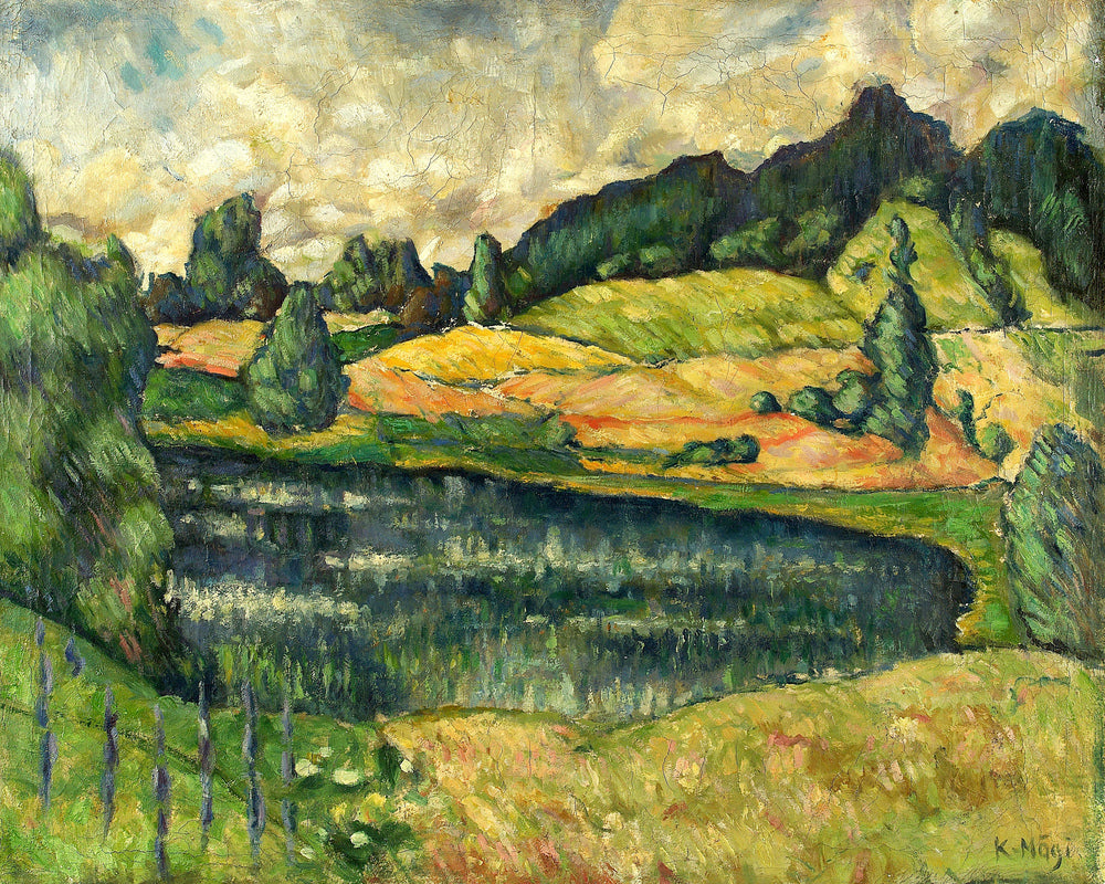 Landscape from Estonia (1915–1916) by Konrad Mägi — unframed