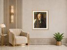 Portrait of the Poet Friedrich Kuhlbars (1915) by Konrad Mägi — art deco roomset