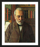 Portrait of the Poet Friedrich Kuhlbars (1915) by Konrad Mägi — black frame